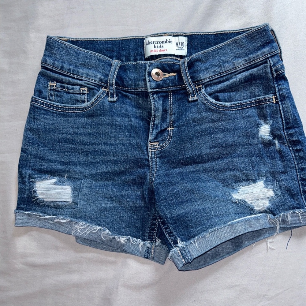 Abercrombie Kids Blue Denim Shorts